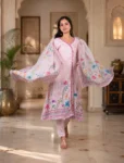 bhavini-light-pink-multicolor-floral-suit-set-elegant-dupatta-front-view-modern-lounge-festivewear