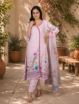 Floral Print Kurti set with Dupatta