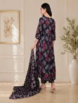 bhavini-black-red-floral-anarkali-suit-frontpose-palace-festivewear