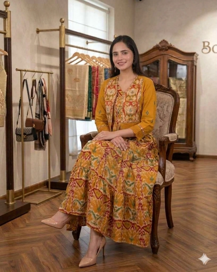 bhavini-mustard-multicolor-printed-maxi-dress-embroidered-seated-boutique-ethnic-wear