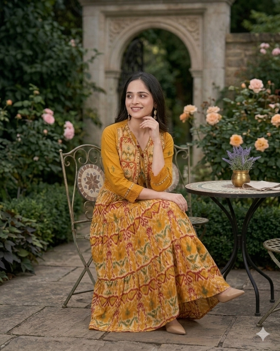 bhavini-mustard-multicolor-printed-maxi-dress-embroidered-seated-garden-festive-wear_2