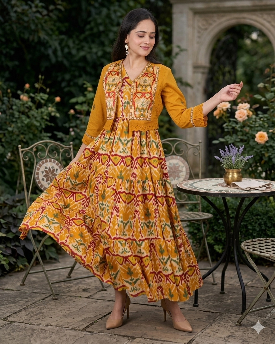 bhavini-mustard-multicolor-printed-maxi-dress-flared-garden-festive-wear