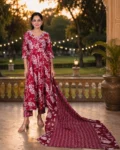 bhavini-maroon-white-floral-anarkali-set-front-pose-tropical-studio-occasionwear-1