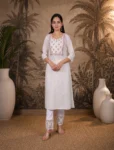 bhavini-white-pink-floral-kurta-front-view-heritage-courtyard-ethnicwear