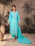 bhavini-aqua-blue-embroidered-salwar-set-side-pose-royal-palace-daywear