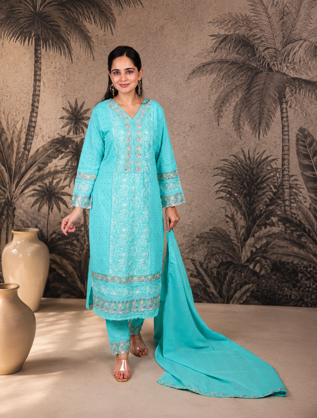 bhavini-turquoise-paisley-embroidered-salwar-set-graceful-walk-tropical-studio-daywear