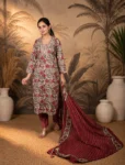 bhavini-beige-maroon-floral-kurta-closeup-pose-palace-night-festivewear