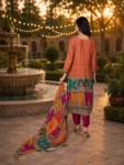 bhavini-magenta-multicolor-printed-salwar-set-front-walk-royal-courtyard-eveningwear